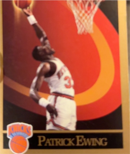 1990-91 SkyBox #187 Patrick Ewing — front