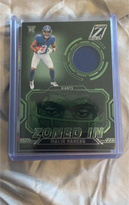 2024 Panini Zenith Zoned In #ZI-MNS Malik Nabers — front