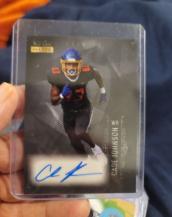 2021 Wild Card Matte Premier #MB-A Cade Johnson — front