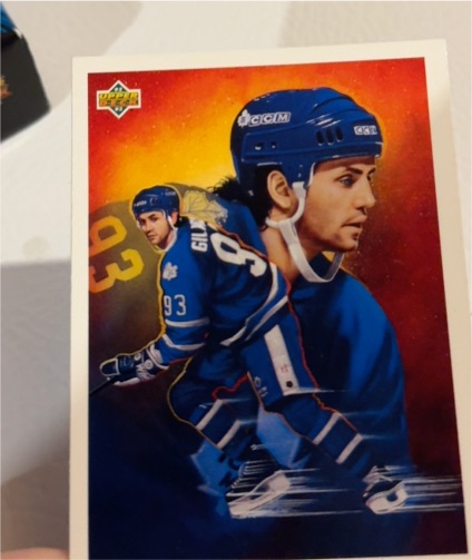 1992-93 Upper Deck #21 Doug Gilmour — front