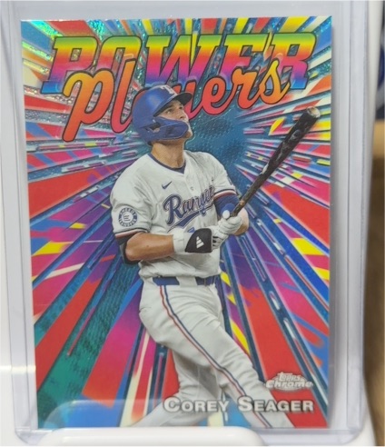 2025 Topps Chrome #PP-8 Corey Seager Power Players — front