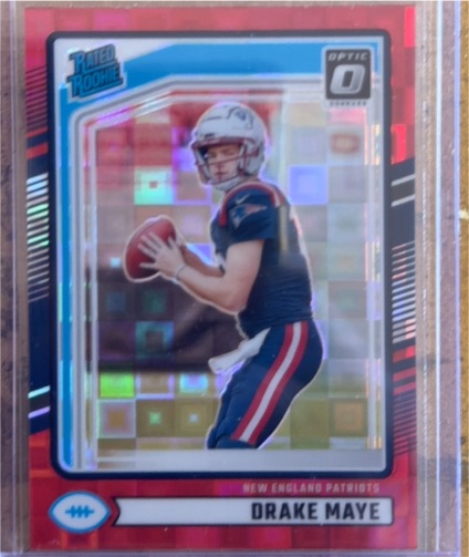 2024 Panini Donruss Optic #379 Drake Maye — front