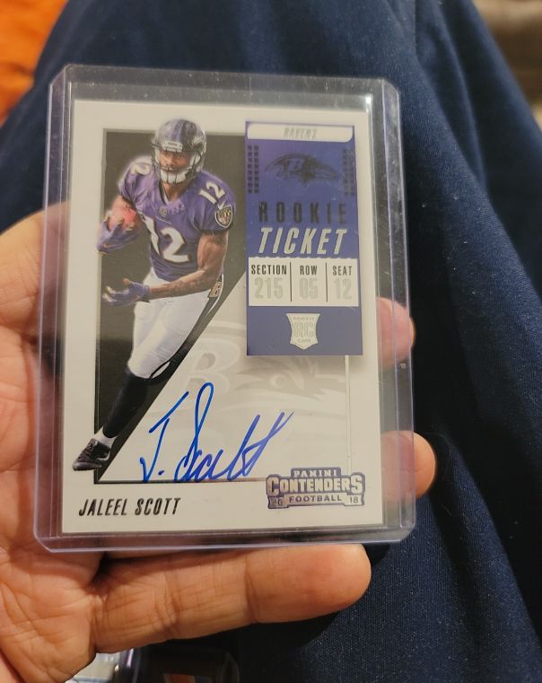 2018 Panini Contenders #135 Jaleel Scott Rookie Ticket — front