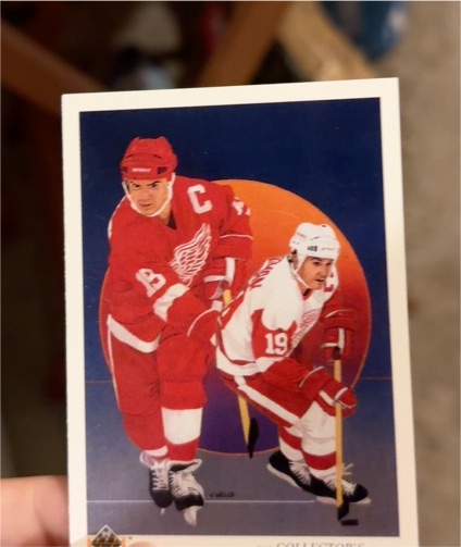 1990-91 Upper Deck #303 Steve Yzerman — front
