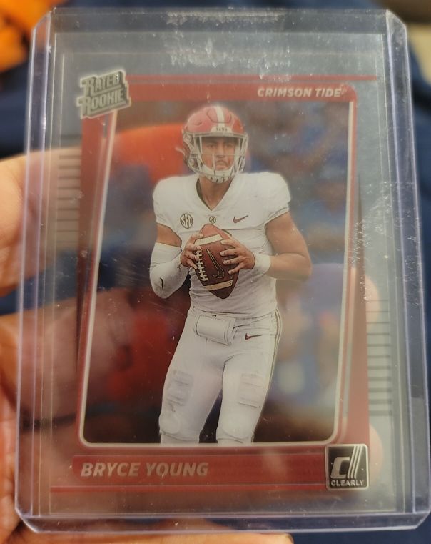2023 Panini Chronicles Draft Picks Clearly Donruss #26 Bryce Young — front