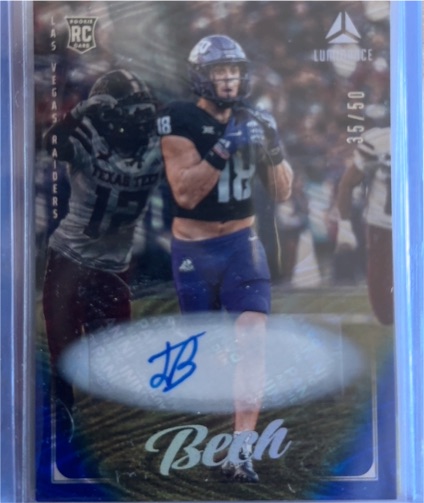 2025 Panini Luminance #133 Jack Bech Rookie Auto — front