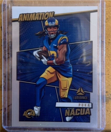 2024 Panini Luminance Animation #ANI-PNA Puka Nacua — front