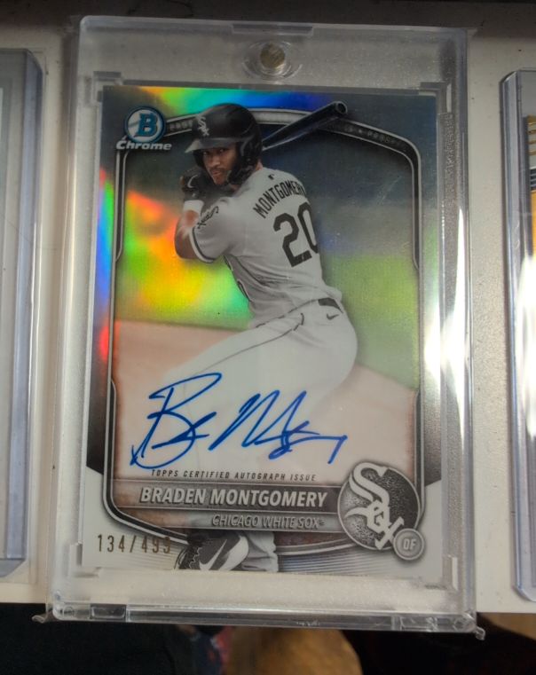2025 Bowman Chrome #CPA-BM Braden Montgomery — front