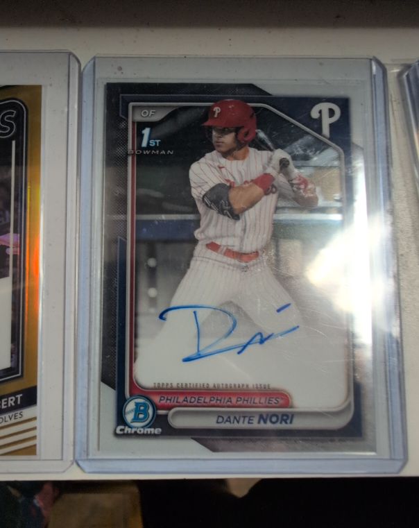 2024 Bowman Chrome Draft #1st Dante Nori — front