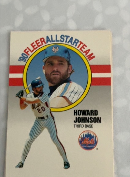 1990 Fleer All-Star Team #4 Howard Johnson — front