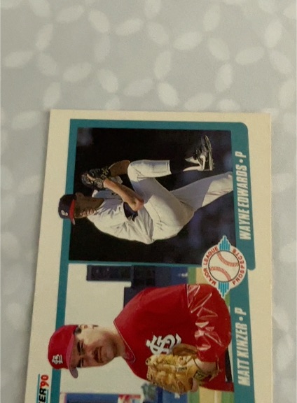 1990 Fleer #652 Matt Kinzer / Wayne Edwards — front