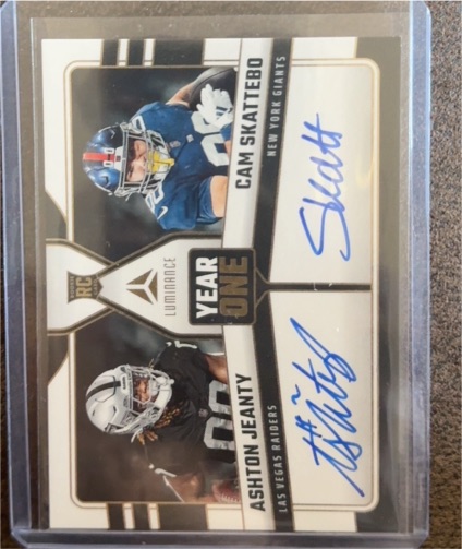 2024 Leaf Ultimate Year One #Year One Cam Skattebo Ashton Jeanty — front