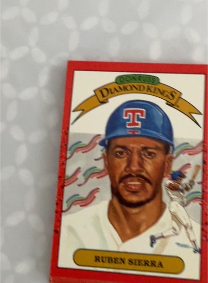 1990 Donruss Diamond Kings #3 Ruben Sierra — front