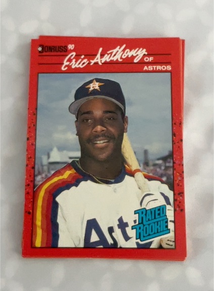 1990 Donruss #34 Eric Anthony — front