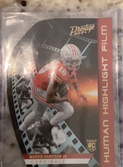 2024 Panini Prestige Human Highlight Film #18 Marvin Harrison Jr. — front