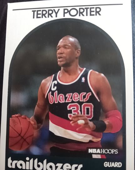 1989-90 Hoops #105 Terry Porter — front