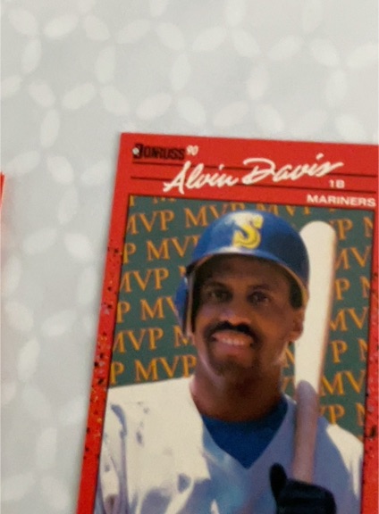 1990 Donruss #BC-9 Alvin Davis — front