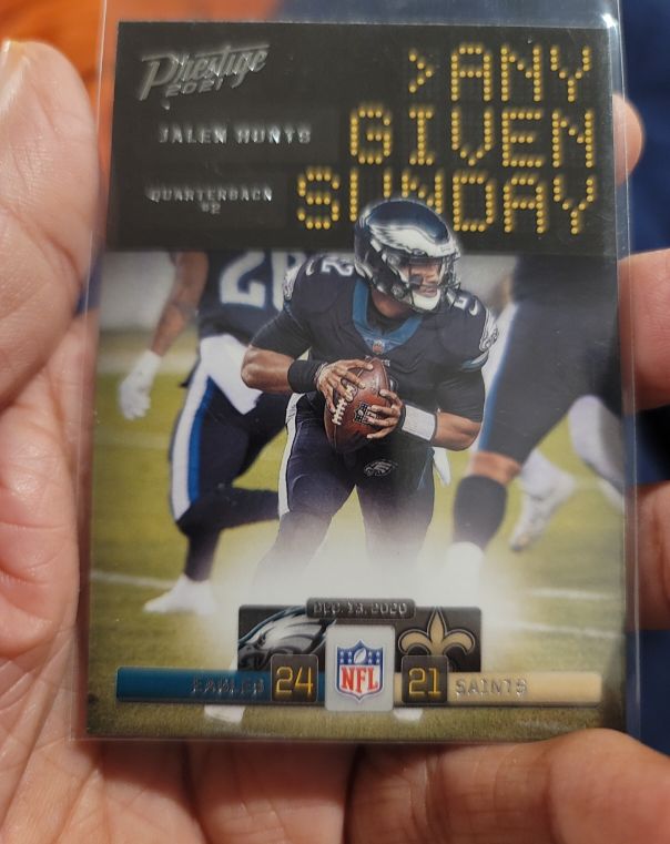 2021 Panini Prestige Any Given Sunday #AGS-JH Jalen Hurts — front