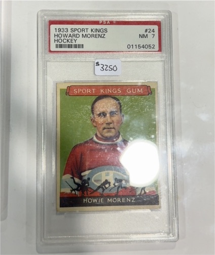 1933 Sport Kings #24 Howard Morenz — front