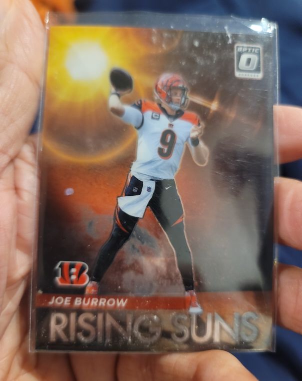 2021 Donruss Optic #RS-7 Joe Burrow Rising Suns — front
