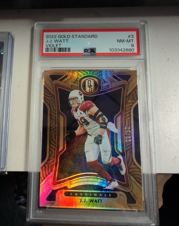 2022 Panini Gold Standard #3 J.J. Watt Violet — front