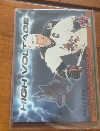 2000-01 Pacific Vanguard High Voltage #28 Keith Tkachuk — front