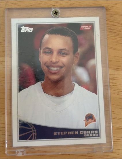2009 Topps #321 Stephen Curry Rookie Card — front
