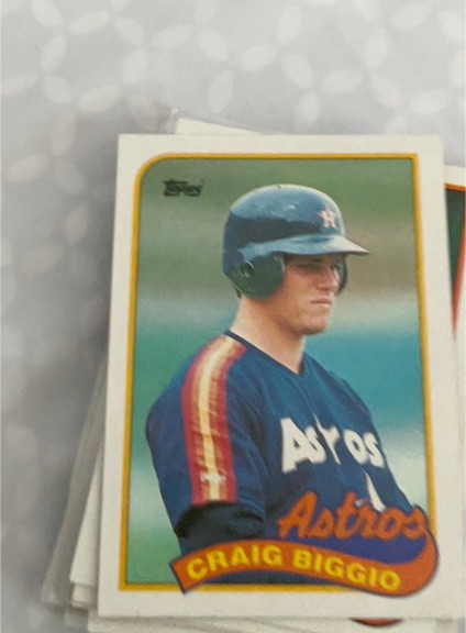 1989 Topps #49 Craig Biggio — front