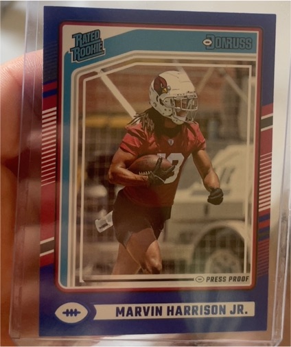 2024 Panini Donruss #393 Marvin Harrison Jr. — front