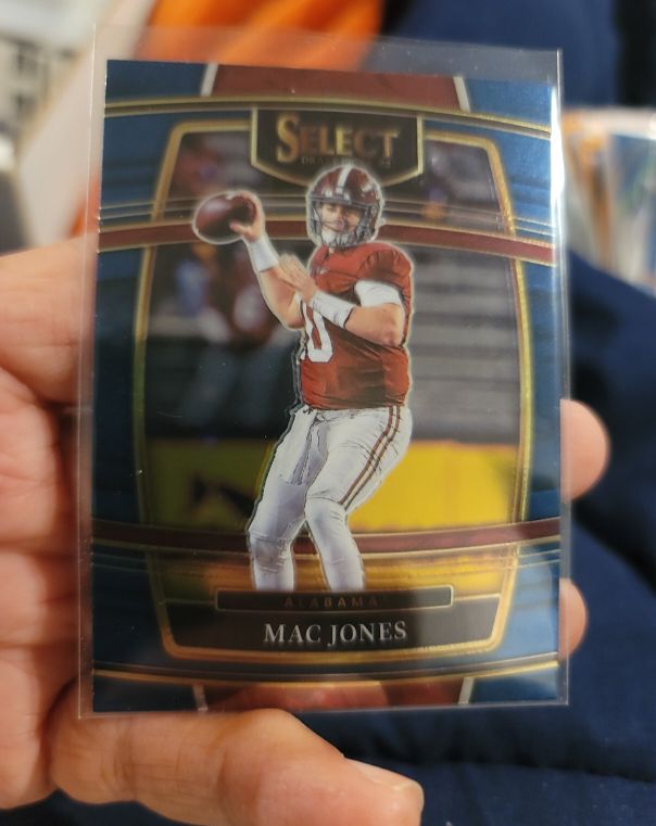 2022 Panini Select Draft Picks #42 Mac Jones Concourse Alabama Crimson Tide — front