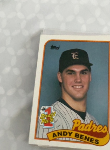 1989 Topps #437 Andy Benes Rookie San Diego Padres — front