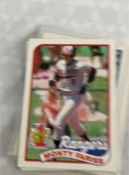 1989 Topps #177 Monty Fariss — front