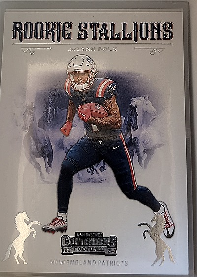 2024 Panini Contenders #18 Ja'Lynn Polk Rookie Stallions — front