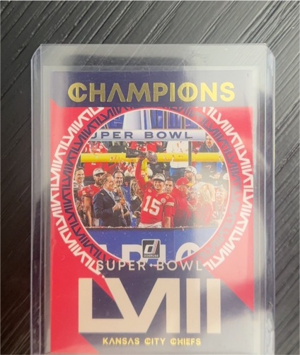 2024 Panini Donruss Champions Super Bowl LVIII #750 Patrick Mahomes II — front