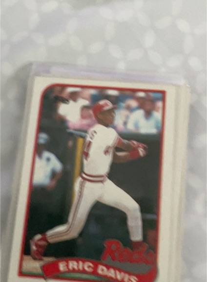 1982 Fleer #302 Eric Davis — front