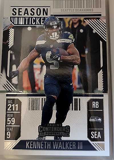 2024 Panini Contenders Season Ticket #89 Kenneth Walker III — front