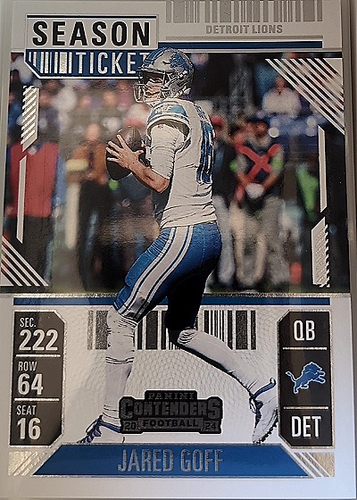 2024 Panini Contenders Season Ticket #31 Jared Goff — front