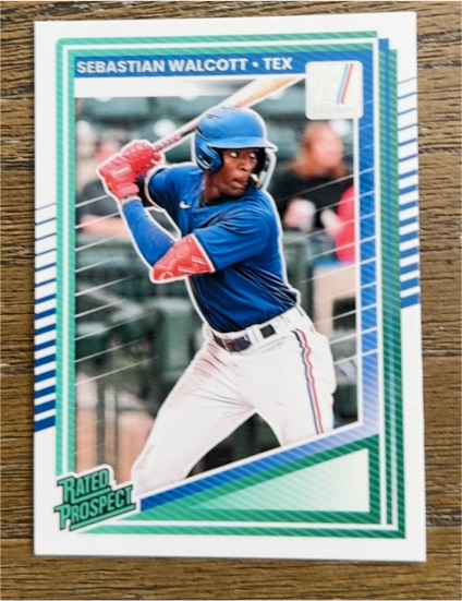 2025 Panini Donruss Rated Prospect #103 Sebastian Walcott — front