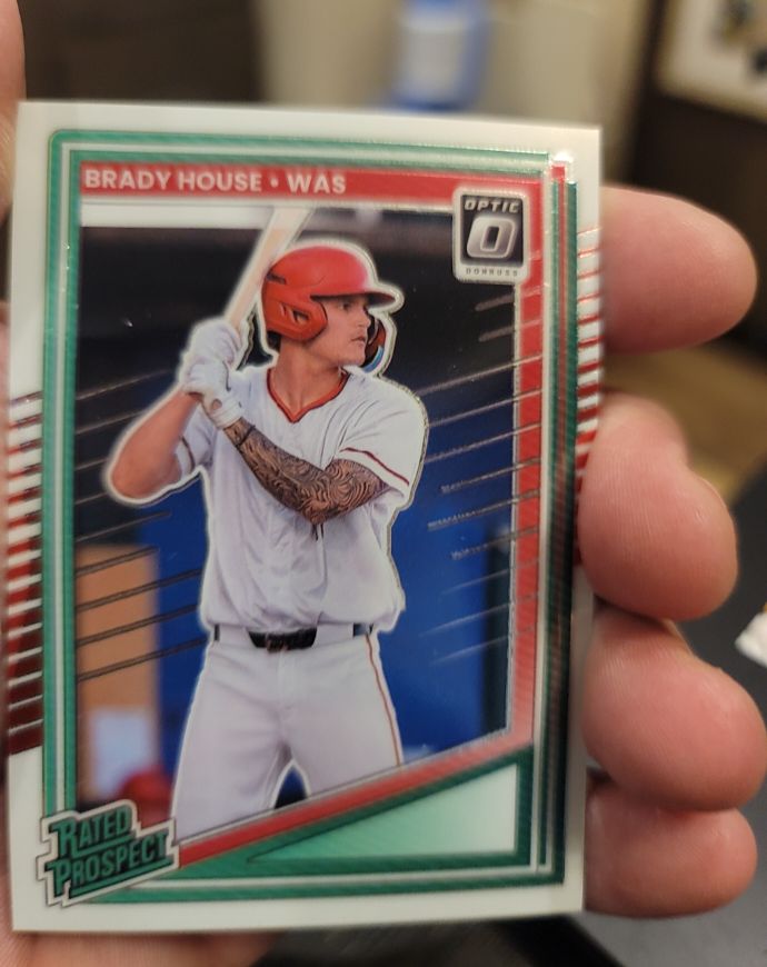 2025 Donruss Optic Rated Prospects #150 Brady House — front