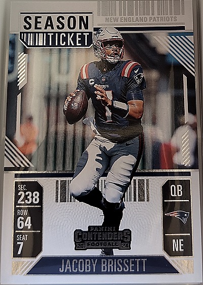 2024 Panini Contenders #67 Jacoby Brissett — front