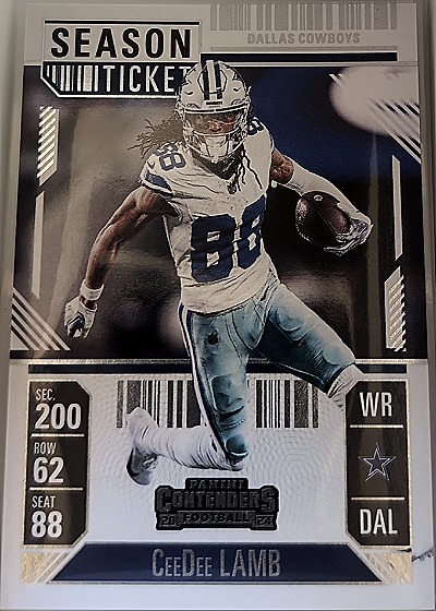 2024 Panini Contenders #26 CeeDee Lamb Season Ticket — front
