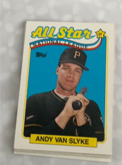 1989 Topps #392 Andy Van Slyke — front