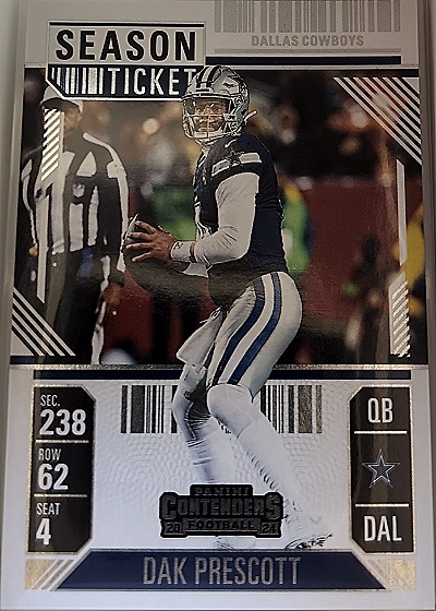 2024 Panini Contenders Season Ticket #25 Dak Prescott — front