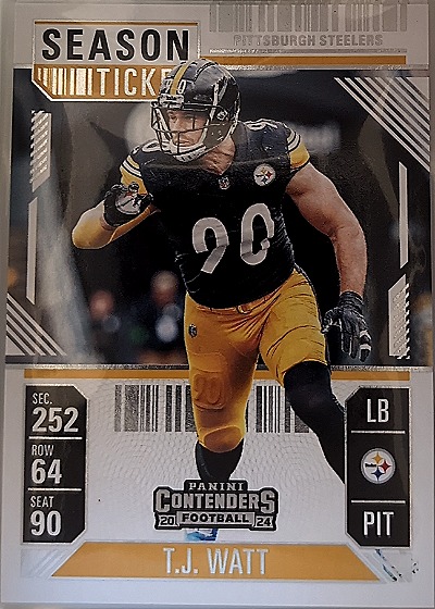 2024 Panini Contenders #83 T.J. Watt — front