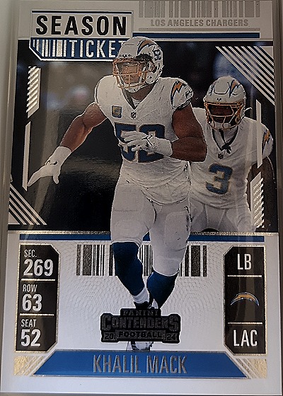 2024 Panini Contenders Season Ticket #57 Khalil Mack — front