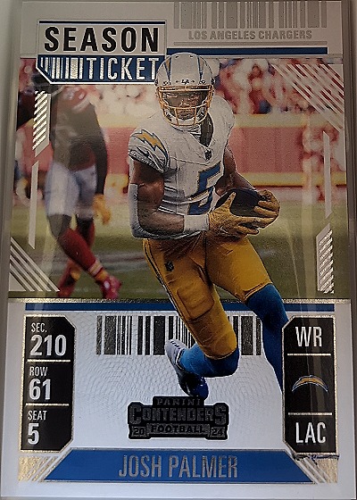 2024 Panini Contenders #56 Josh Palmer Season Ticket — front