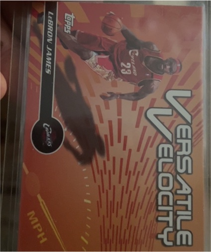 2005-06 Topps Versatile Velocity #VV7 LeBron James — front