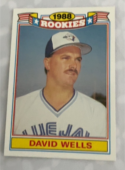 1988 Topps Rookies #22 David Wells — front