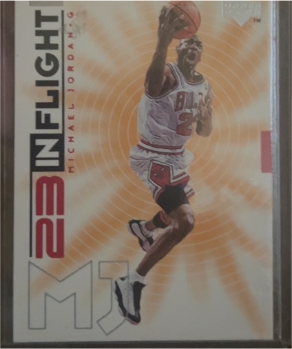 1998 Upper Deck Living Legend #IF11 Michael Jordan In-Flight — front