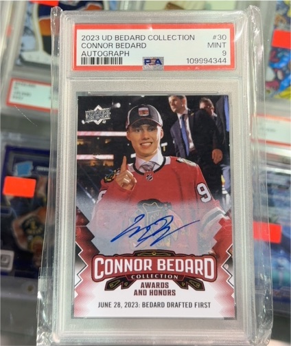 2023 UD Bedard Collection #30 Connor Bedard — front